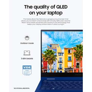 Samsung Galaxy Book Flex 13.3” Laptop|QLED Display and Intel Core i7 Processor|8GB Memory|512GB SS...