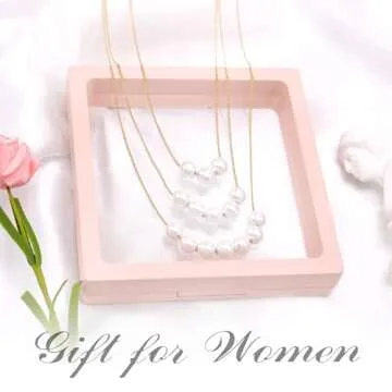 Aisansty Dainty Layered Choker Necklaces Handmade Coin Tube Star Pearl Pendant Multilayer Adjustable Layering Chain Gold Plated Necklaces Set for Women