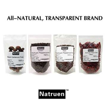 Natruen Szechuan Green Peppercorns - Authentic Flavor for Asian Dishes