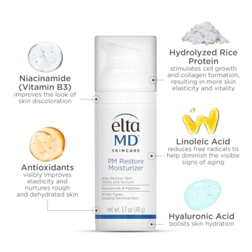 EltaMD PM Restore Night Face Moisturizer for All Skin Types