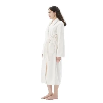 COOVA Women's Soft and Warm Bathrobe with Pockets