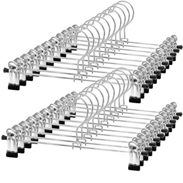 Adjustable Metal Pants Hangers 20-Pack by NORTHERN BROTHERS