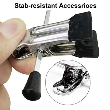 Adjustable Metal Pants Hangers 20-Pack by NORTHERN BROTHERS