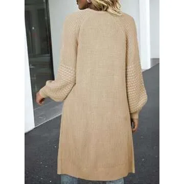 Dokotoo Plus Size Cozy Open Front Cardigan for Women