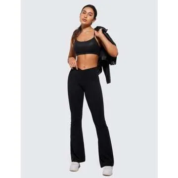 CRZ YOGA Butterluxe Women’s Y Back Sports Bra - Stylish Comfort