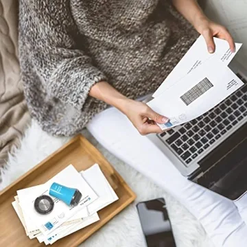 Wide Advanced Roller by Guard Your ID for Identity Theft Protection Roller Stamp, As Seen on TV (Wide 3-Pack) (Mixed Color: Turquoise, Black, Red, Wide)