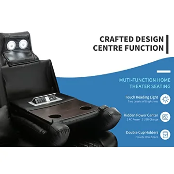 Airadlis Theater Seating with Ambient Lighting and Comfort