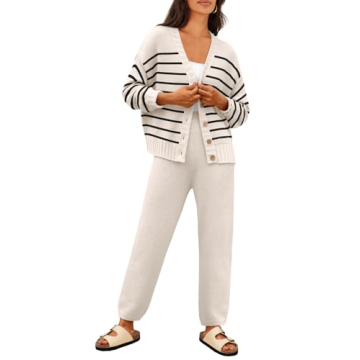 LILLUSORY Women’s Cozy Two Piece Lounge Set for 2025