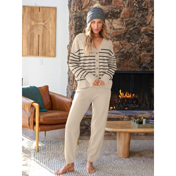 LILLUSORY Women’s Cozy Two Piece Lounge Set for 2025