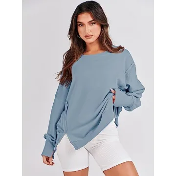 ANRABESS Women's Oversized Sweatshirt for Fall Fashion