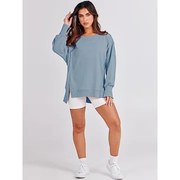 ANRABESS Women's Oversized Sweatshirt for Fall Fashion