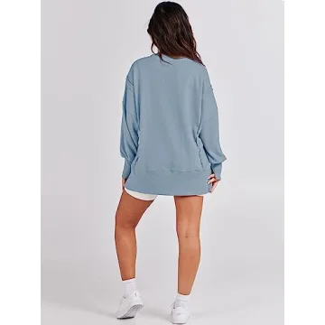 ANRABESS Women's Oversized Sweatshirt for Fall Fashion