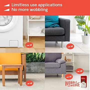 Wobble Wedges Plastic Shims - Leveling & Stabilizing Tool