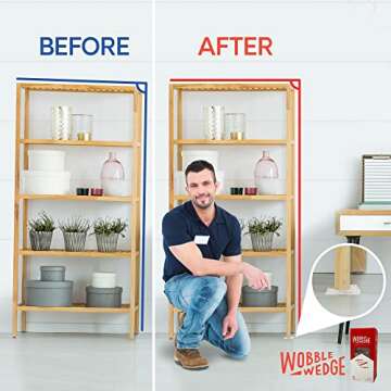 Wobble Wedges Plastic Shims - Leveling & Stabilizing Tool