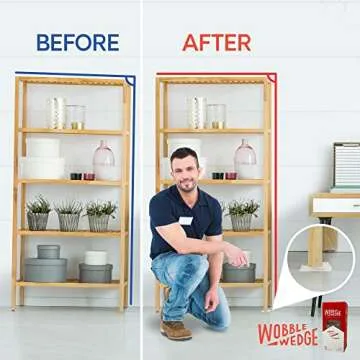 Wobble Wedges Plastic Shims - Leveling & Stabilizing Tool