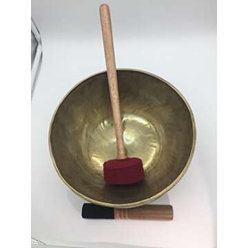 handmade Himalayan singing bowl, hand beaten by Nepali artisans to make magical tones by Shambhala Arts & Handcrafts