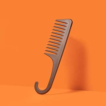 KISMETICS Coconut Oil Infused Wide Tooth Shower Comb