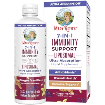 MaryRuth's 7-in-1 Immunity Liposomal for Immune Support