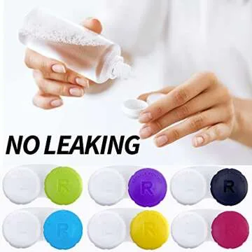 RHUI Contact Lens Case for Travel, Daliy Use-Black