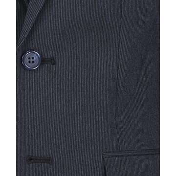 Van Heusen Boys' Big 2-Piece Formal Suit Set, Bank Blue, 12