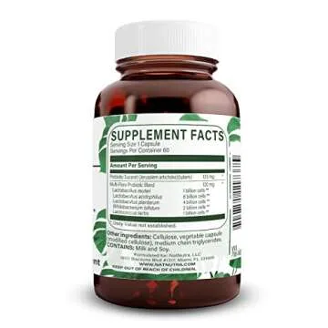 Natural Nutra Ultimate Flora Probiotic | Boost Digestion & Immunity, 60 Capsules