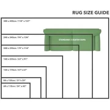 Chouhan International Natural Jute Wave Scalloped Bohemian Decor Handwoven Custom Decorative Rug (Black-2x3 Ft)