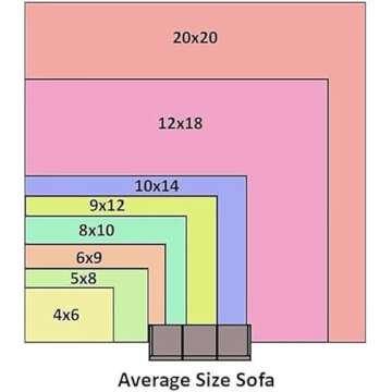 Chouhan International Natural Jute Wave Scalloped Bohemian Decor Handwoven Custom Decorative Rug (Black-2x3 Ft)