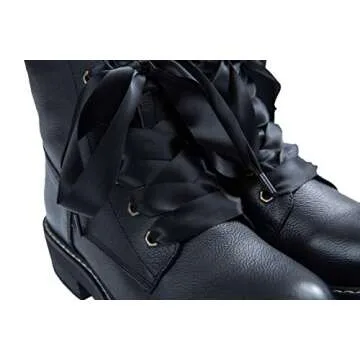 Stylish Satin Ribbon Shoelaces for Women Girls 16 Colors