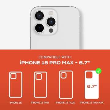 Tech21 Evo Check Case for iPhone 15 Pro Max - Slim & Safe