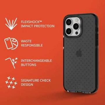 Tech21 Evo Check Case for iPhone 15 Pro Max - Slim & Safe