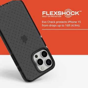 Tech21 Evo Check Case for iPhone 15 Pro Max - Slim & Safe