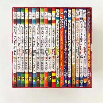 Diary Adventure|Journal of a Wimpy Kid Paperback Box Set (Books 1-22)