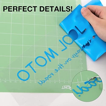 HTVRONT Lake Blue Heat Transfer Vinyl - Easy to Use!