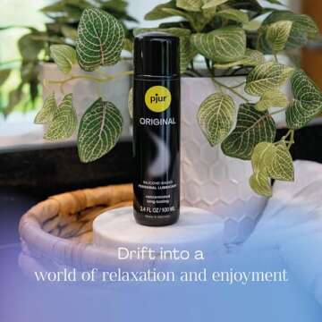 pjur Original Silicone Based Lubricant, Premium Lube for Men, Women & Couples, Odorless, 100ml / 3.4 fl.oz