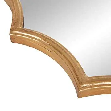 Patton Wall Decor 24x36 Gold Ornate Wall Accent Mirror