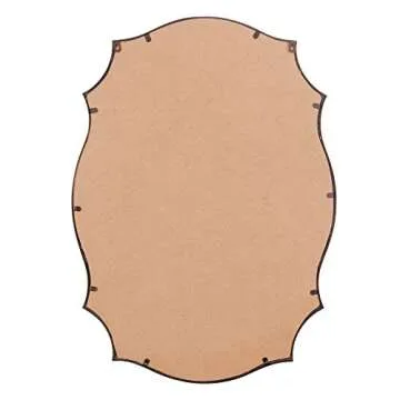 Patton Wall Decor 24x36 Gold Ornate Wall Accent Mirror