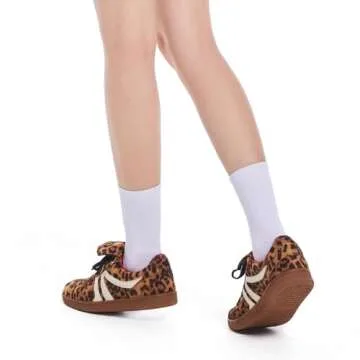 Stylish Leopard Print Sneakers for All-Day Comfort