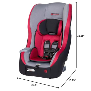 Baby Trend Trooper 3 in 1 Convertible Car Seat Safety and Comfort