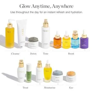 Ogee Gentle Glow Moisturizing Facial Cleansing Cloths and Makeup Remover Wipes (20ct)