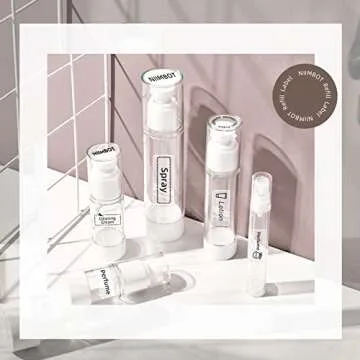 NIIMBOT Label Maker Tape (0.55" x 1.18") Printer Sticker Paper with Self-Adhesive for D11/D110/D101 Label Maker,JADENS D110,1 Roll of 210 (Clear)