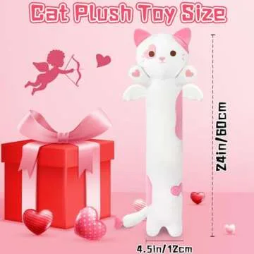 JIAJEGTGT Plush Cat - Soft 22 Inch Hugging Pillow