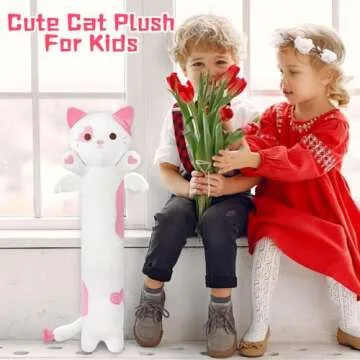 JIAJEGTGT Plush Cat - Soft 22 Inch Hugging Pillow