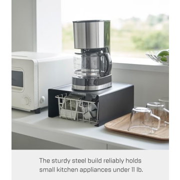 Yamazaki Home Kitchen Rack for Blender and Kettle Storage
