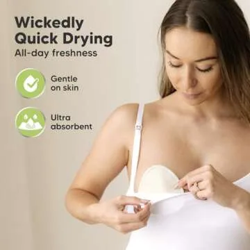 Organic Nursing Pads - Reusable, Soft, and Absorbent