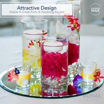 Royal Imports Floating Candles for Weddings and Events 12 Pack
