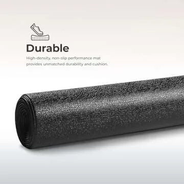 Sunny Health & Fitness Non Slip Foam Mat for Home Gym