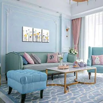 Abstract Watercolor 3 Piece Canvas Wall Art for Home