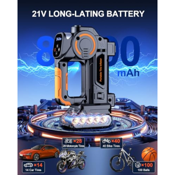 Rechargeable 160 PSI Air Compressor for Cars