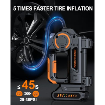 Rechargeable 160 PSI Air Compressor for Cars