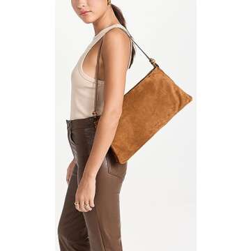 STAUD Women's Vivi Shoulder Bag, Tan, One Size